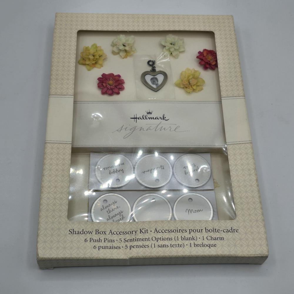 Hallmark‎ Signature MOM SHADOW BOX ACCESSORIES KIT 13 Pieces NEW in Box